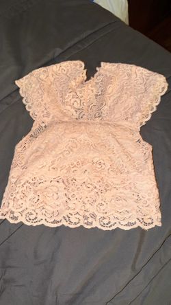 Size small crop top lace