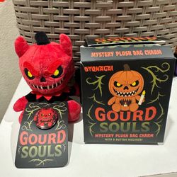 Gourd Souls Mystery Plush Bag Charm with Button