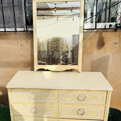 dressing table with storage drawers.