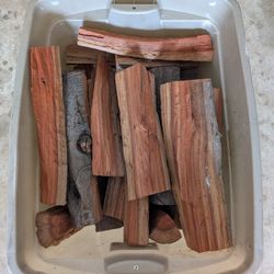 18 Gallon Storage Containers Fill With Wood 