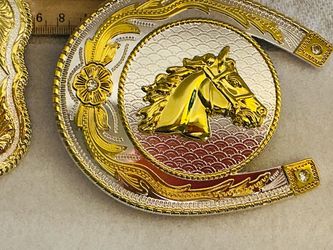 LARGER GOLD TONE BELT BUCKLES - $25 each - NEW
