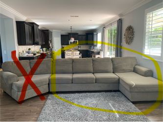 2-piece Sectional Couch with Chaise