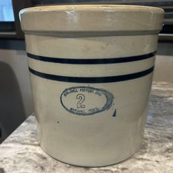 Antique Marshall 2 Gallon Crock 
