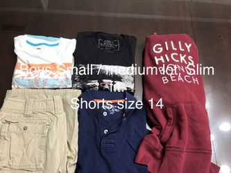 Boy’s lot small/ medium slim fit. Shorts size 14