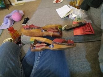 Vintage Wooden 40s Philippines Shoes