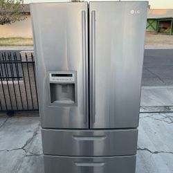 Refrigerator LG Stainless Steel 4 Door 