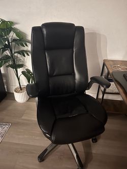 Black Leather Office Chair
