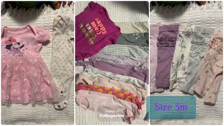 Baby girl stuff.