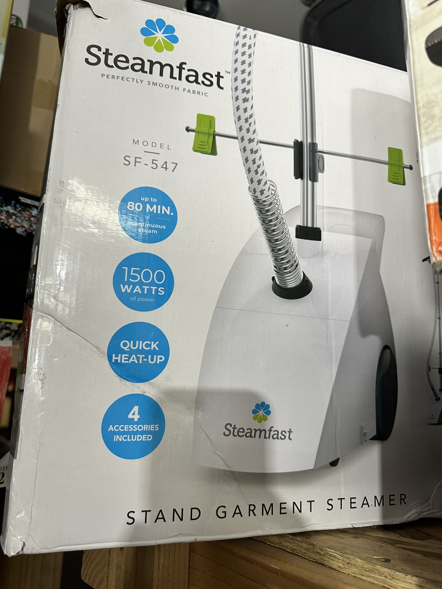 New Steamfast Full-Size Canister Garment Steamer $40 Firm 