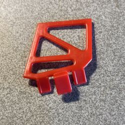 GI Joe Dreadnok Cycle LEFT GUNNER SHIELD original 1987 vehicle red part tri