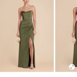 Sleeveless Martini Olive Dress