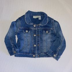 Girls Soft Denim Jacket. Size 18 Months