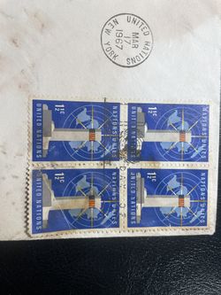 VINTAGE United Nations-New York STAMP