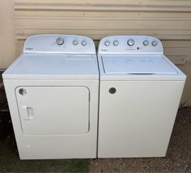 Washer and dryer set Whirlpool he