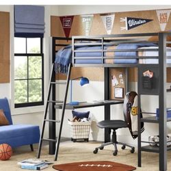Full Size loft bed $250