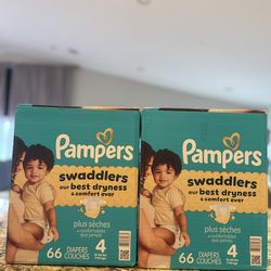 Pampers swaddled size 4