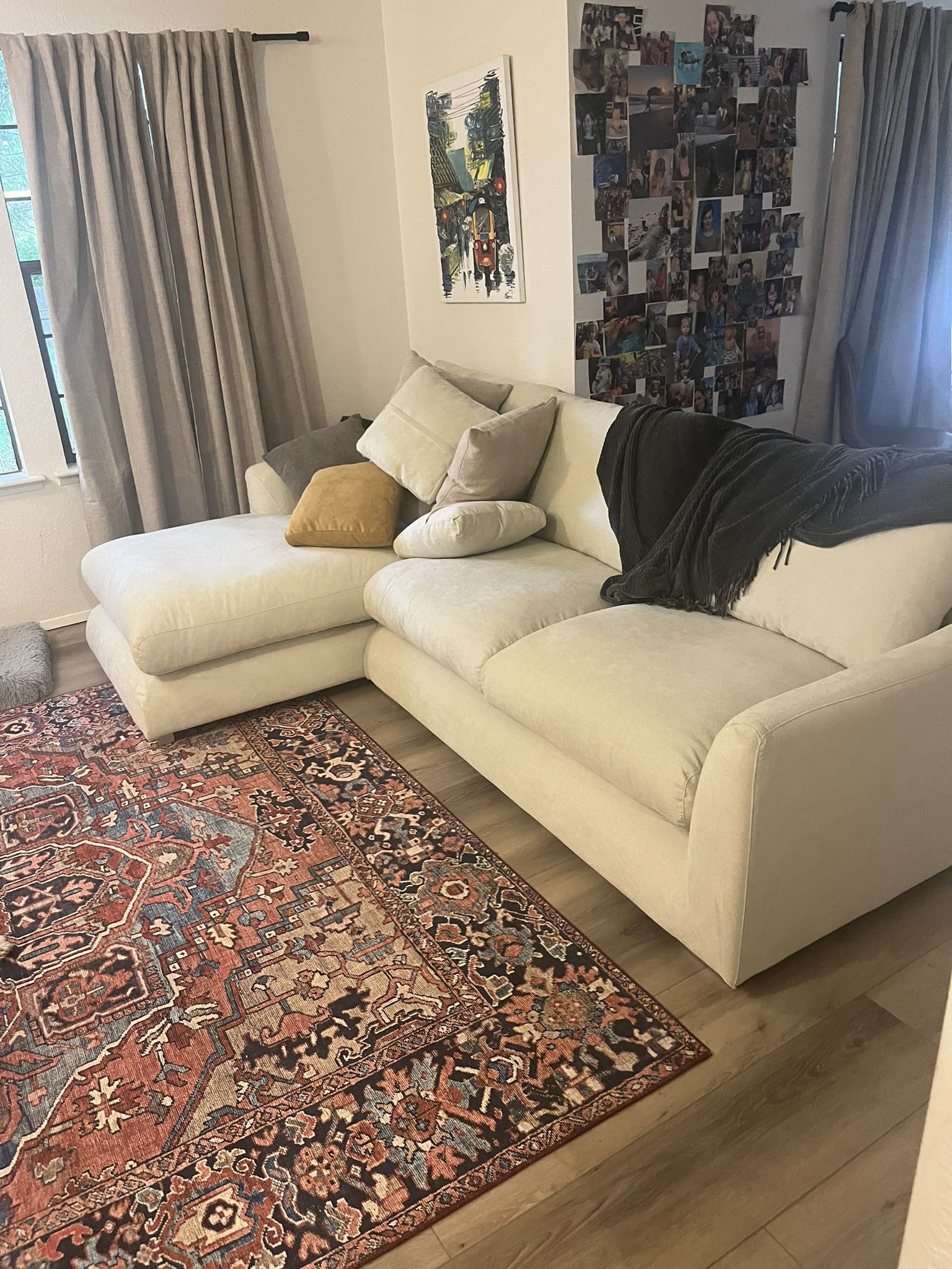 Comfy, Like-New Valyou Couch – Less than 1 Year Old
