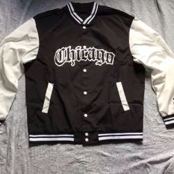 Men’s Chicago Black And White Jacket