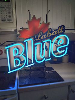 Labatt Blue Light Up Beer Sign
