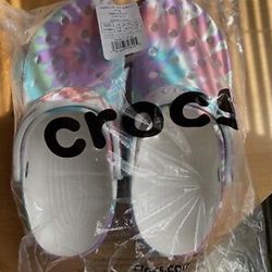 Crocs Classic Graphic Clogs for Unisex Men’s 7/ Women’s 9 Tie Dye New