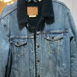 XL Dark Blue Sherpa LEVIS