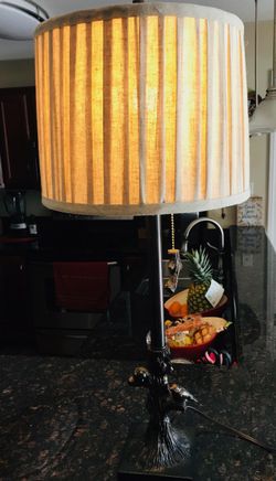 Antique Tree Bird Lamp