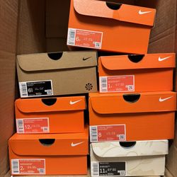 Empty NIKE Shoe Boxes 