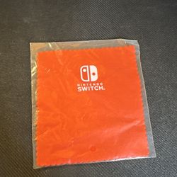 Nintendo Red Cleaning Cloth for Electronics, Screen, Device Care, Dust Removal