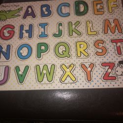 Melissa & Doug ABCs Peg Puzzle 