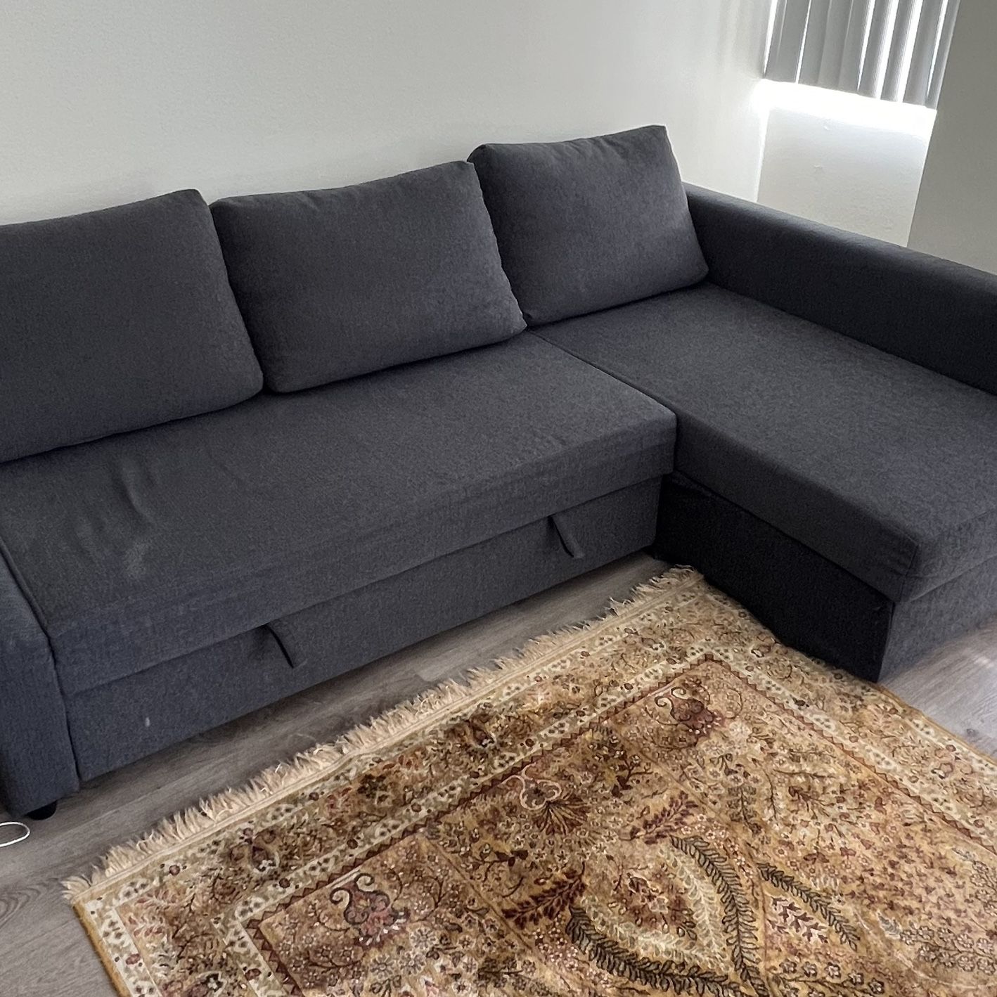 Friheten Sofa bed! Less than one year old! Great Condition! Must Go! 