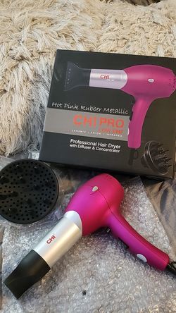 Brand New Chi Hot Fuchsia Pink Hair Dryer