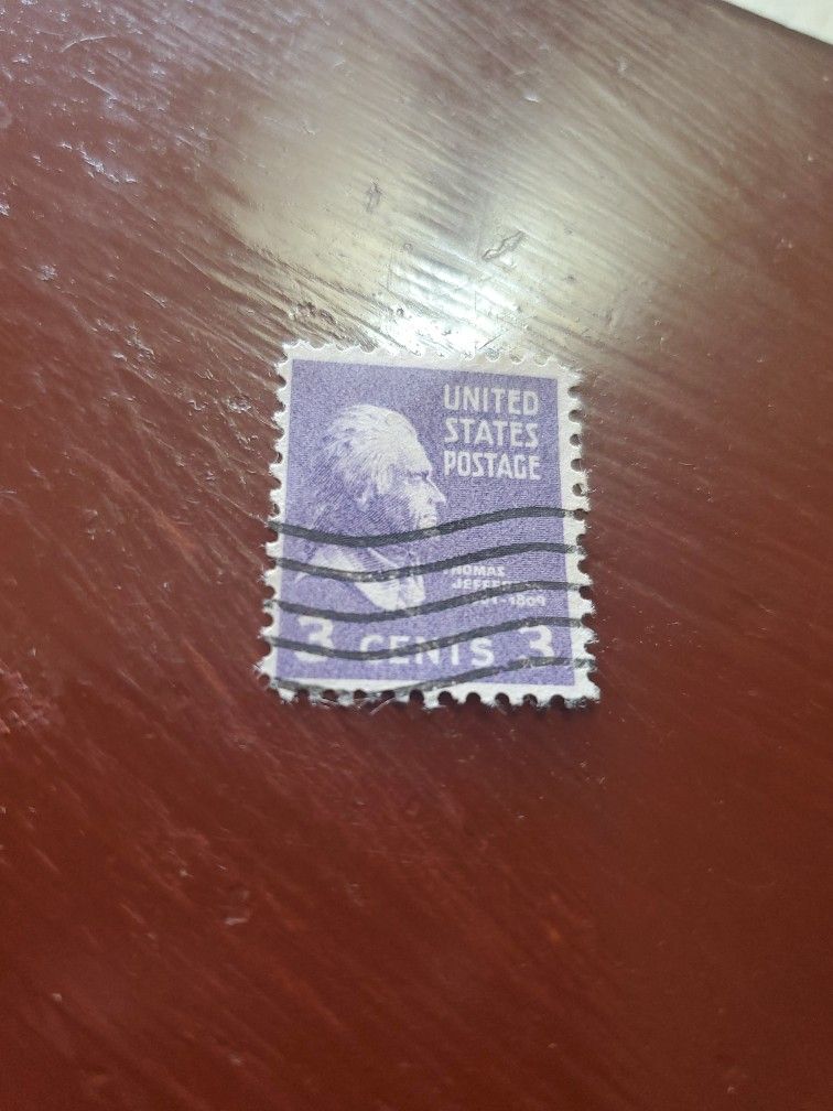 Thomas Jefferson 3 Cent Stamp