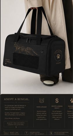 Bengal Cat Bag