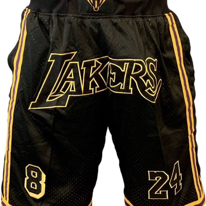 LOS ANGELES LAKERS Kobe BRYANT 24 8 BASKETBALL Men's Shorts Small FAST  shipping for Sale in Montclair, CA - OfferUp