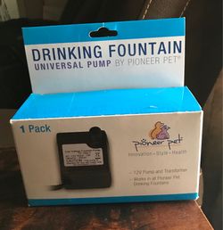 Pioneer pump for smart cat fountain
