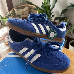 Brand New Adidas Samba OG - Hard to find- Royal Blue Gum, Size 5.5 (US)