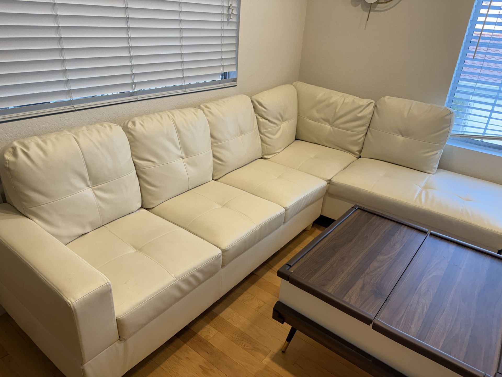 Moving Sale: L Shape Sectional Sofa Couch Set