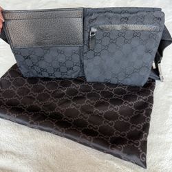 Gucci Black Fanny Pack