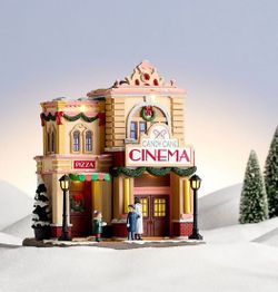 St. Nicholas Square Candy Cane Cinema-New in box!