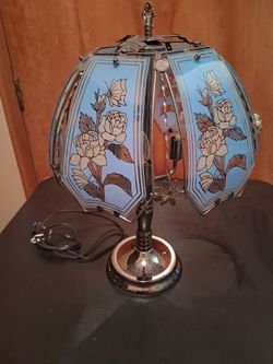 Vintage touch lamp