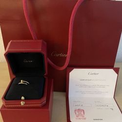 Yellow Gold Cartier Juste Un Clou Ring 