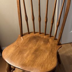 Ethan Allen Circa 1176 Maple Bowback Chair