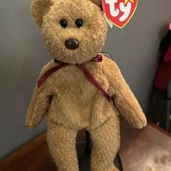 Rare Retired Curly Beanie Baby Tag Errors 