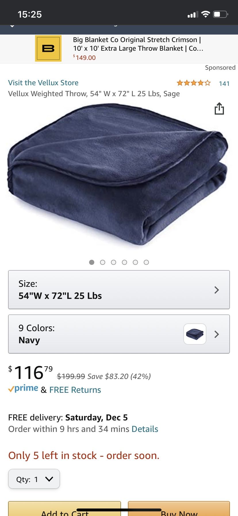 Weighted blanket