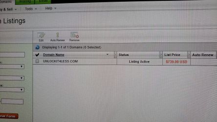 GoDaddy Premium Domain for Sale