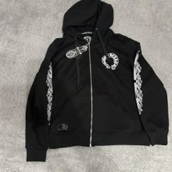 Chrome Hearts Zip Up Hoodie 