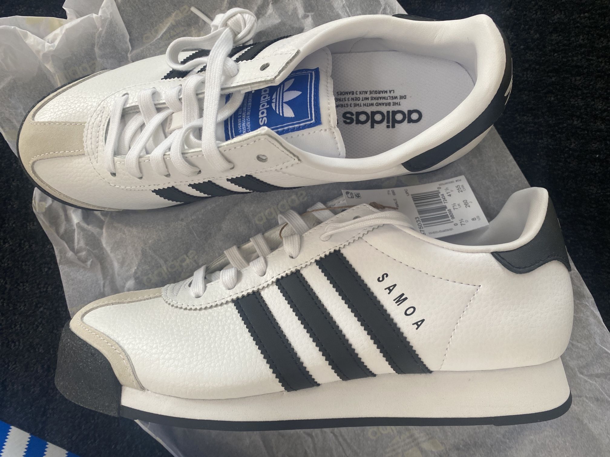 Adidas Samoa Mens Size 8 Shoes