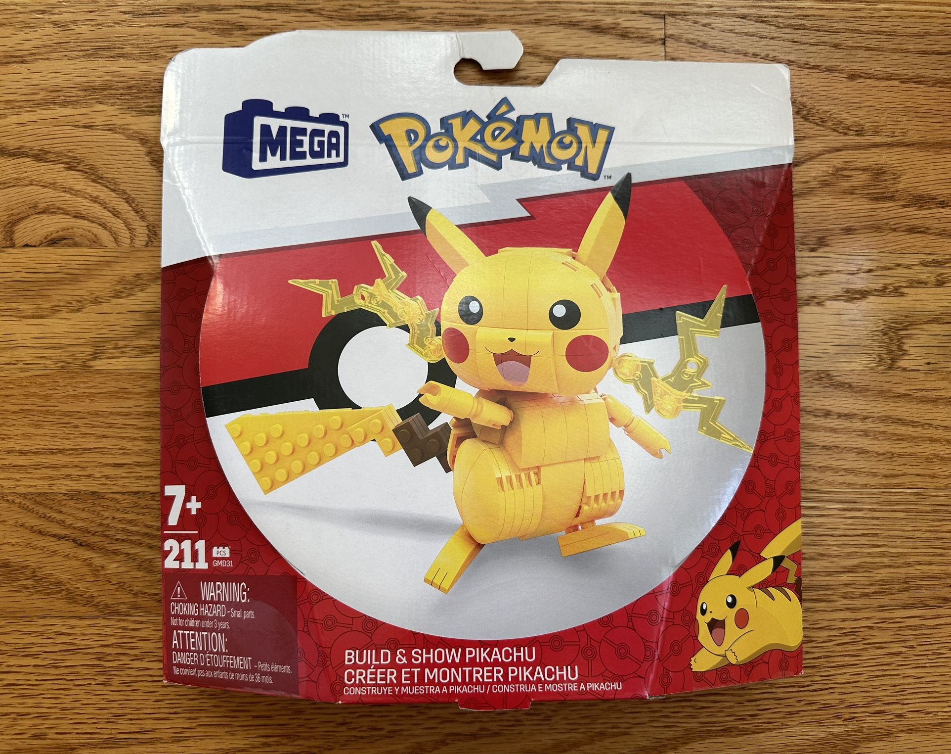 Pikachu mega build toy