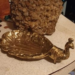 Brass Peacock Figurine