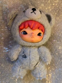 Hirono Road Journal Grey Gravel Plush Doll Keychain